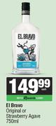 EL Bravo Original Or Strawberry Agave-750ml Each
