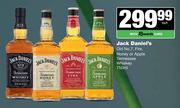 Jack Daniel's Old No.7 Fire, Honey Or Apple Tennessee Whisky-750ml