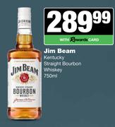 Jim Beam Kentucky Straight Bourbon Whisky-750ml
