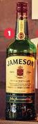 Jameson Triple Distilled Blended Irish Whisky-750ml