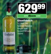 Glenfiddich 12 Year Old Special Reserve Single Malt Scotch Whisky-750ml