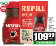Nescafe Classic Coffee Jar 200g Or Doy Pack 230g