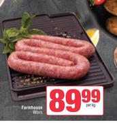 Farmhouse Wors-Per kg