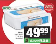 Spar Ice Cream Assorted-1.8Ltr 