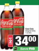 Coca-Cola Original Only-For 2 x 1.5Ltr