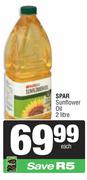 Spar Sunflower Oil-2Ltr