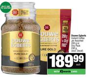 Douwe Egberts Instant Coffee Jar 200g Or Doy Pack 230g