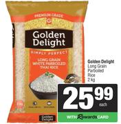 Golden Delight Long Grain Parboiled Rice-2Kg