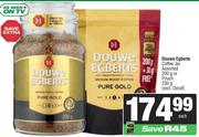 Douwe Egberts Coffee Jar Assorted 200g or Pouch 230g (Excl Decaf)-Each