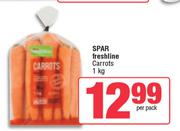 Spar Freshline Carrots-1kg Per Pack