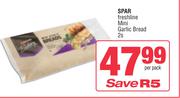 Spar Freshline Mini Garlic Bread-2s Per Pack