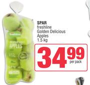 Spar Freshline Golden Delicious Apples-1.5Kg Per Pack