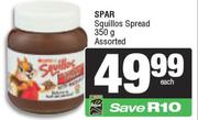 Spar Squillos Spread Assorted-350g Each