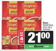 Royco Packet Soup Assorted-For 4 x 45g/50g
