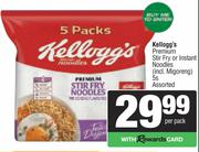 Kellogg's Premium Stir Fry Or Instant Noodles Assorted-5s