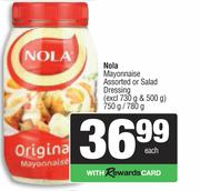 Nola Mayonnaise Or Salad Dressing-750g/780g
