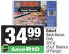 Eskort Back Bacon Only-200g Per Pack