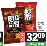 Willards Big Corn Bites Assorted-For Any 2 x 120g