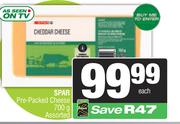 Spar Pre Packed Cheese Assorted-700g