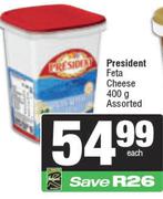 President Feta Cheese Assorted-400g