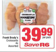 Frank Brandy's Croissants Assorted-4 Per Pack