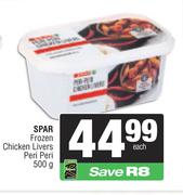 Spar Frozen Chicken Livers Peri Peri-500g