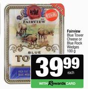 Fairview Blue Tower Cheese Or Blue Rock Wedges-100g