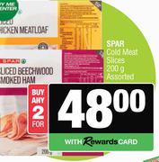 Spar Cold Meat Slices Assorted-For Any 2 x 200g