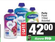 Purity Puree Assorted-For Any 3 x 110ml