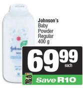 Johnson's Baby Powder Regular-400g