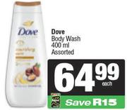 Dove Body Wash Assorted-400ml