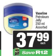 Vaseline Petroleum Jelly Assorted-250ml