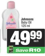 Johnsons Baby Oil-125ml 
