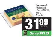 Lancewood Processed Cheese Slices Assorted-175g Per Pack
