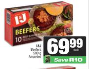 I&J Beefers Assorted-500g