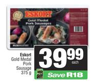 Eskort Gold Medal Pork Sausage-375g