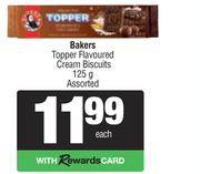 Bakers Topper Flavoured Cream Biscuits-125g