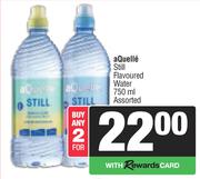 Aquelle Still Flavoured Water Assorted-For 2 x 750ml