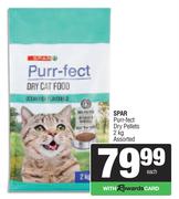 Spar Purr Fect Dry Pellets Assorted-2Kg