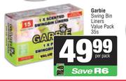 Garbie Swing Bin Liners Value Pack-35s Per Pack