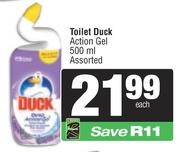 Toilet Duck Action Gel Assorted-500ml