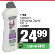 Spar Homecare All Purpose Cleaner Assorted-750ml