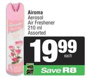 Airoma Aerosol Air Freshener Assorted-210ml