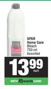 Spar Home Care Bleach Assorted-750ml
