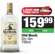 Old Buck Dry Gin-750ml