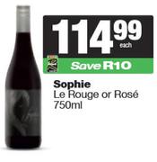 Sophie Le Rouge Or Rose-750ml Each
