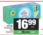 Lil-Lets Pantyliners Assorted-20s