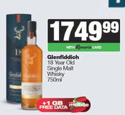 Glenfiddich 18 Year Old Single Malt Whisky-750ml 