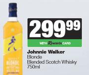 Johnnie Walker Blonde Blended Scotch Whisky-750ml