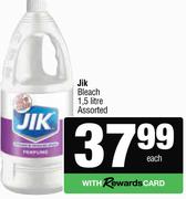 Jik Bleach Assorted-1.5Ltr Each